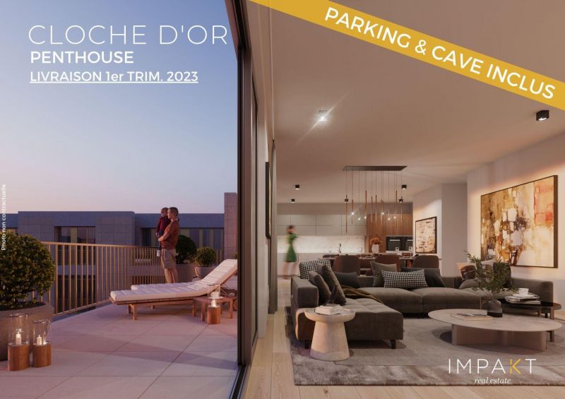 Penthouse with 3 rooms to sell in Luxembourg-Gasperich