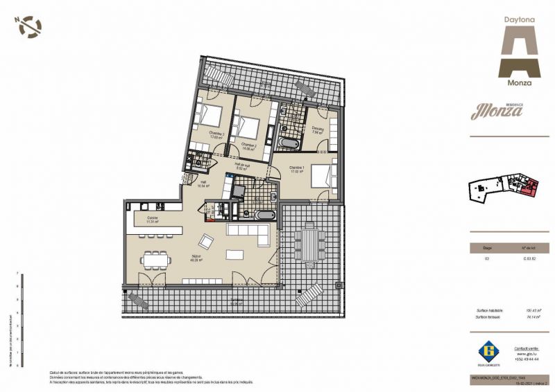 Penthouse with 3 rooms to sell in Wickrange