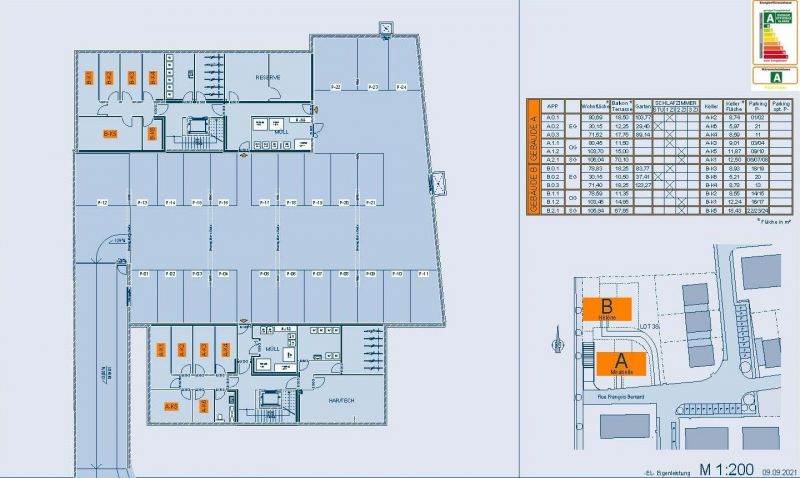 Penthouse with 2 rooms to sell in Capellen