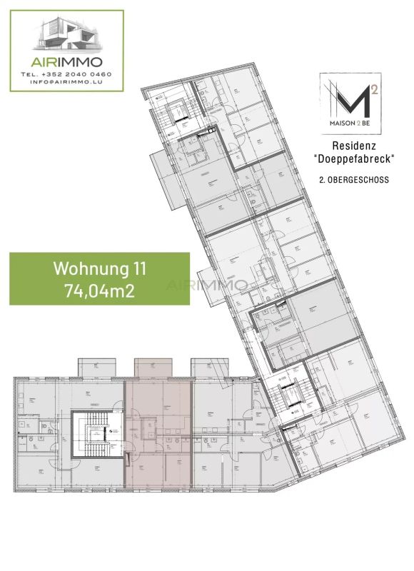 Apartment with 1 room to sell in Echternach