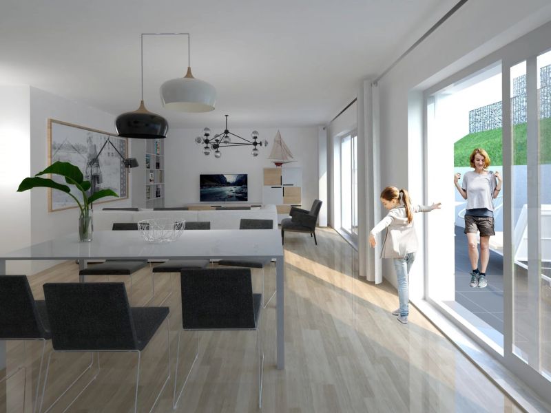 Apartment with 2 rooms to sell in Hobscheid