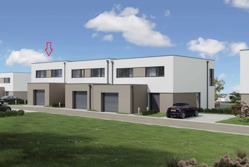 Semi-detached house with 3 rooms to sell in Useldange