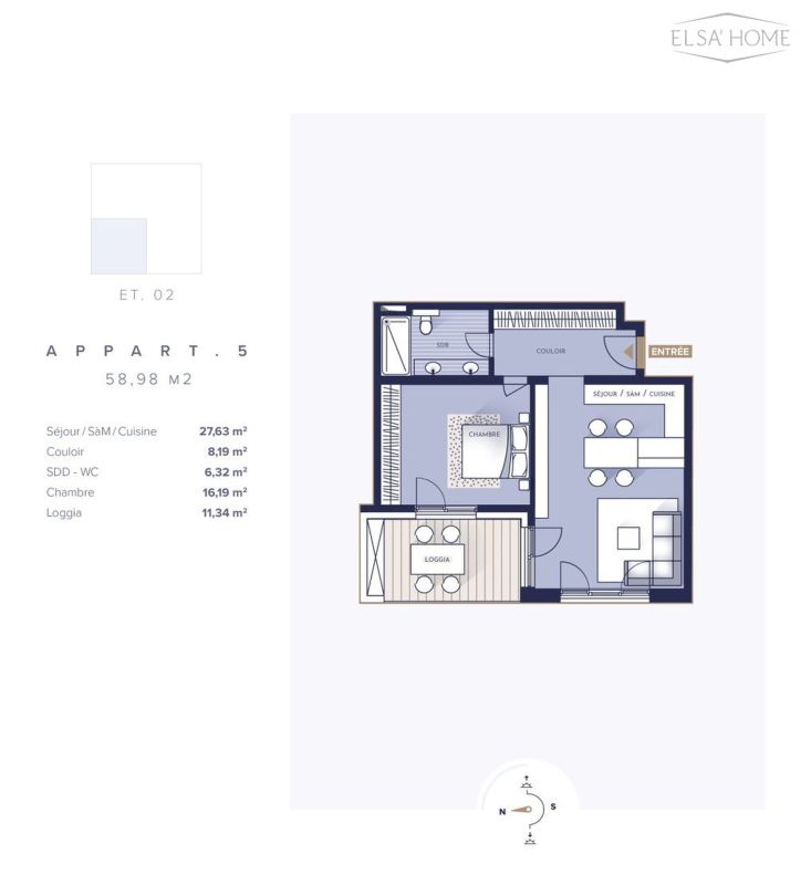 Apartment with 1 room to sell in Walferdange
