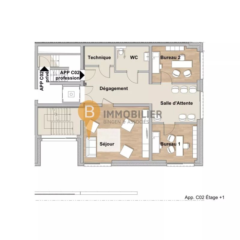 Triplex with 3 rooms to sell in Niederanven