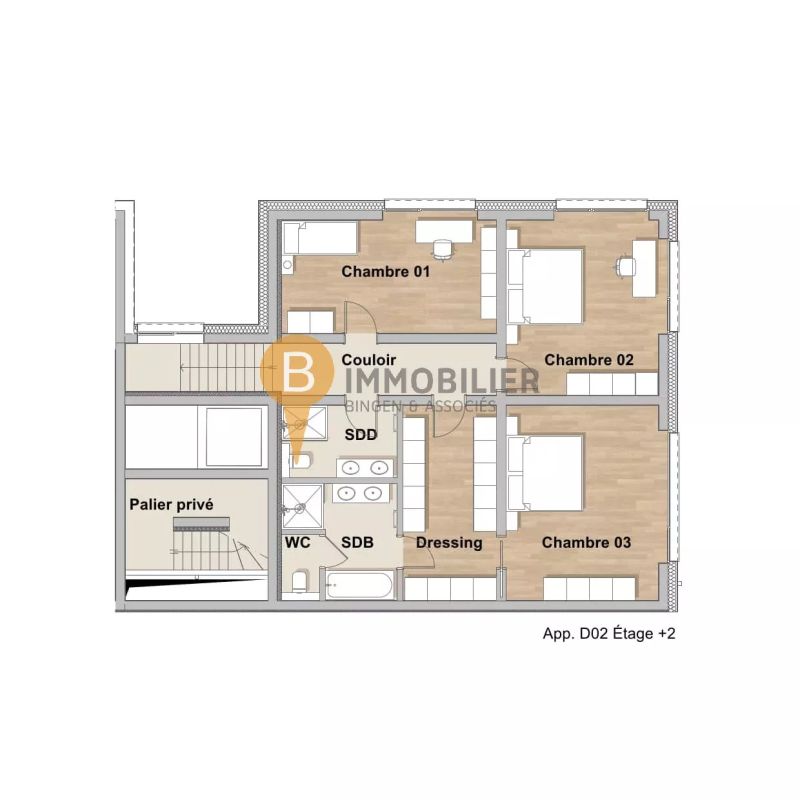 Duplex with 3 rooms to sell in Niederanven