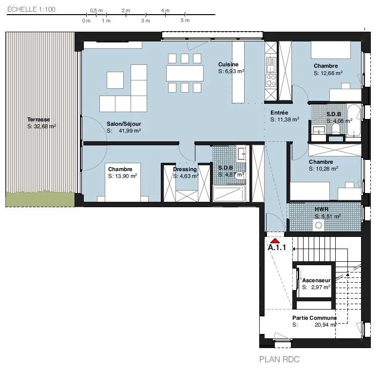 Apartment with 3 rooms to sell in Junglinster