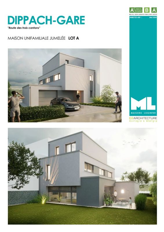 Semi-detached house with 4 rooms to sell in Dippach