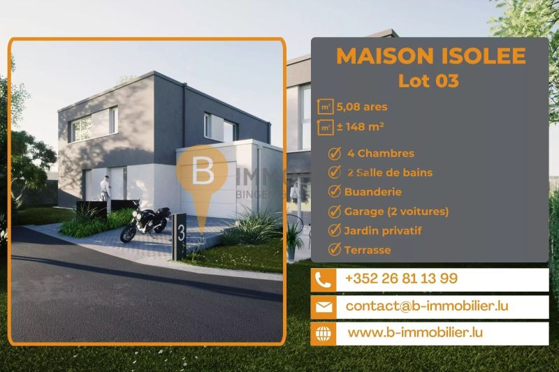 House with 4 rooms to sell in Filsdorf