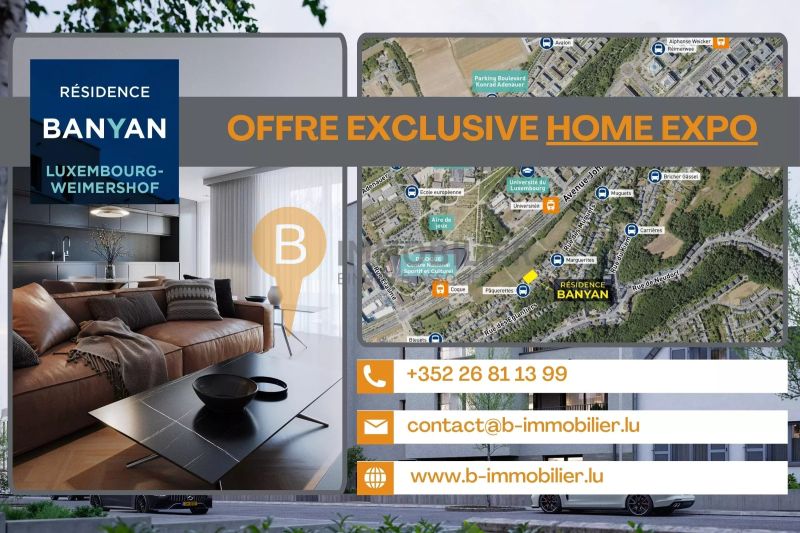 Apartment with 3 rooms to sell in Luxembourg-Weimershof