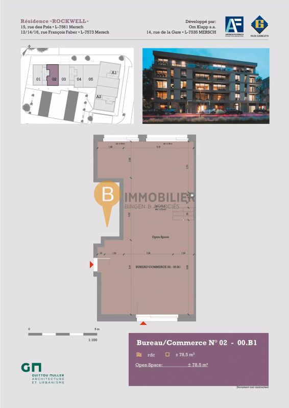 Office to sell in Mersch