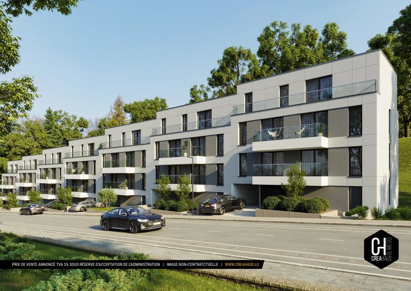 Apartment with 2 rooms to sell in Luxembourg-Kirchberg