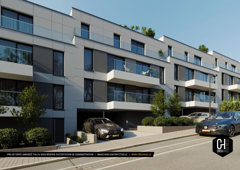 Apartment with 2 rooms to sell in Luxembourg-Kirchberg