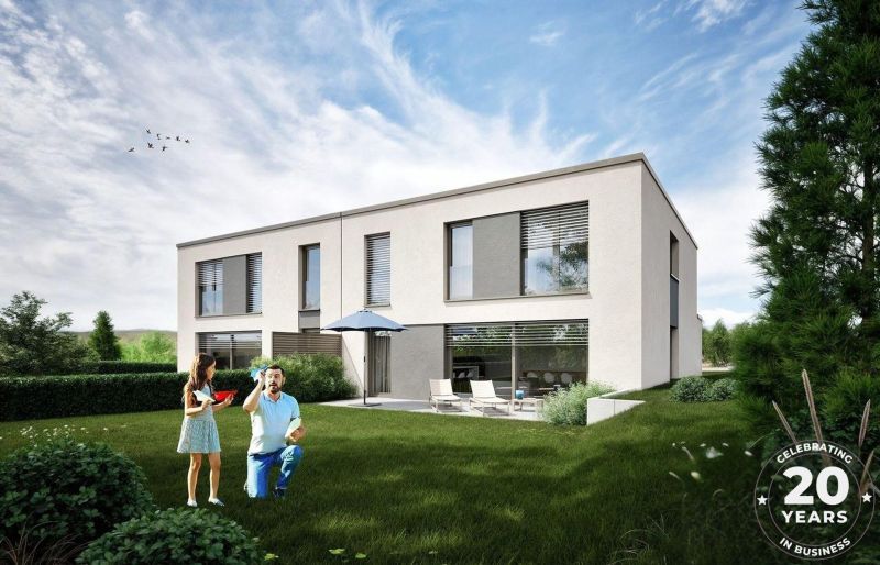 Semi-detached house with 4 rooms to sell in Contern