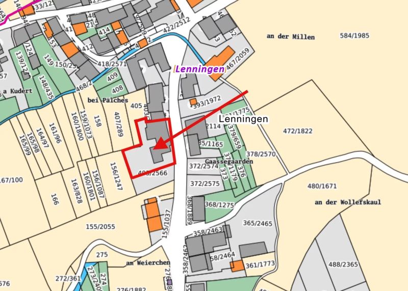 Land to sell in Lenningen